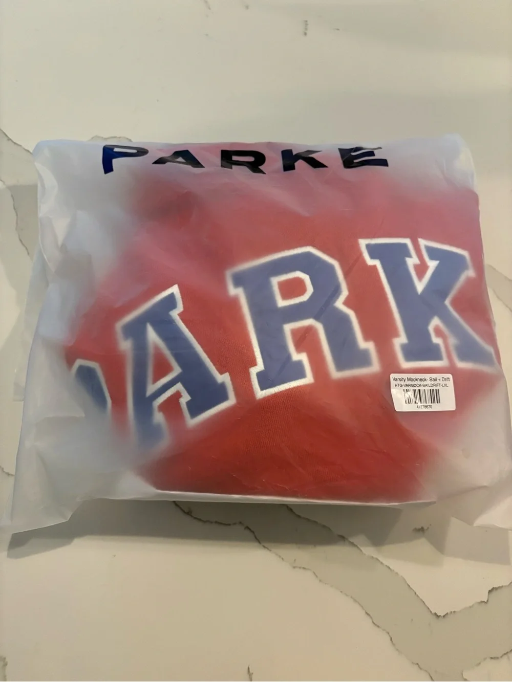 Parke Low Tide Varsity Mock Neck - Sail & Srift - Picture 2 of 2